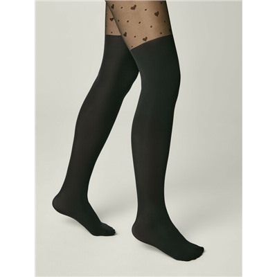 CONTE Колготки с сердечками и имитацией гольфинов SWEET LADY