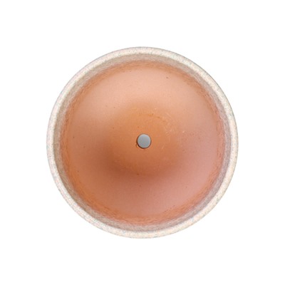 Горшок для цветов «Пряности», 1.6 л, d=15.5 см, h=12.5 см, керамический, с поддоном, белый