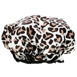 The Vintage Cosmetic Co., Shower Cap, Leopard Print, 1 Count