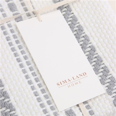 Наволочка декоративная с вышивкой SL Home, 45×45 см, хлопок 100%, серая