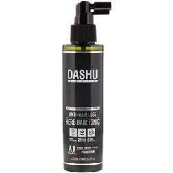 Dashu, тоник на основе трав против выпадения волос, 150 мл (5,07 унции)