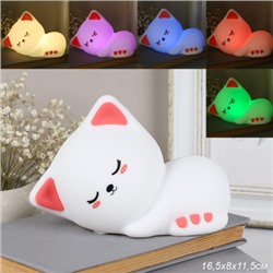 Светильник настольный 16,5х11,5 см Котик / CW182609-1 /уп 100/