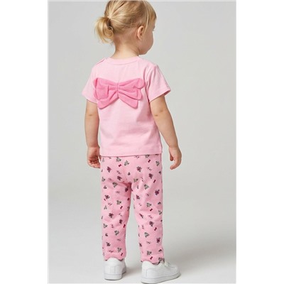 Брюки детские трикотажные для девочек, 2 пары в комплекте PLAYTODAY, 1240072