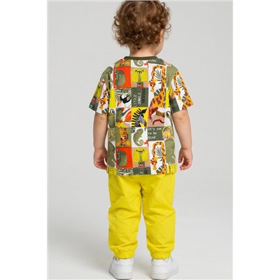 Комплект детский трикотажный для мальчиков: джемпер (футболка), брюки PLAYTODAY, 1243360