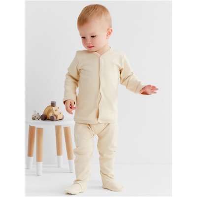 Кофточка детская MINAKU Nature, рост 62-68 см, бежевая