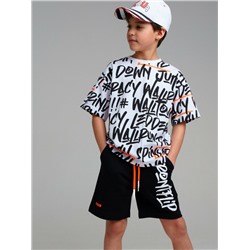 Комплект трикотажный для мальчиков: фуфайка (футболка), шорты