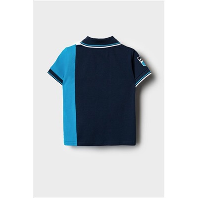 Джемпер трикотажный с воротником поло для мальчиков PLAYTODAY, 1239634