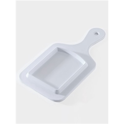 Доска разделочная «Белый Восток», меламин, 25.5×12.7×1.5 см, сервировочная, белая