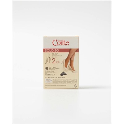Полиамидные CONTE SOLO 20  Носки женские