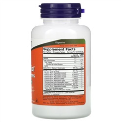 Now Foods, средство для снижения кислотности с ферментами, 60 жевательных таблеток
