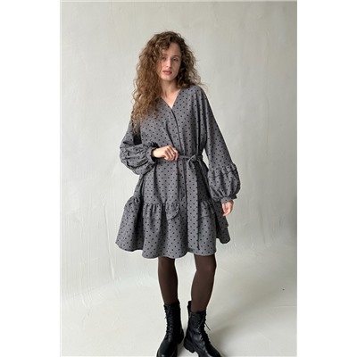 Платье женское  COSY076/03/Серый, черный