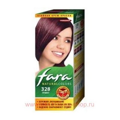 РК Fara Natural Colors Краска для волос тон 328 гранат