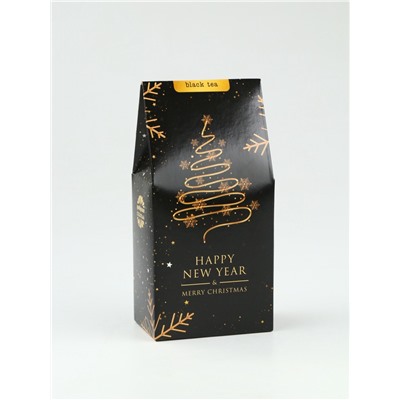 Чай черный новогодний подарочный «Золотая ёлка», 50 г
