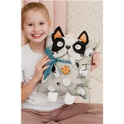 Наволочка декоративная декоративная Бульдог 32*32 НАТАЛИ, 1092527