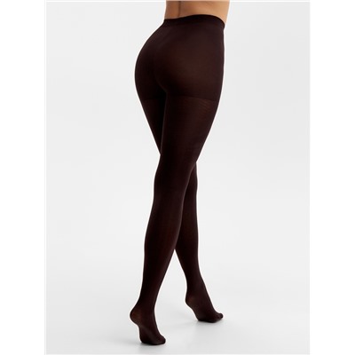 Женские колготки MINAKU 100 ден, тёмно-коричневые, размер 2/S
