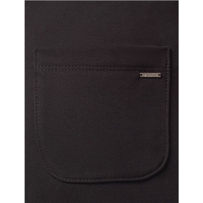 Прямые брюки из петельчатого футера-трехнитки