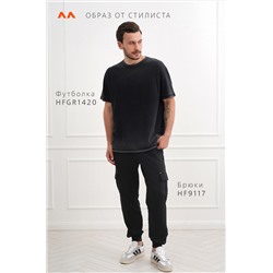 Мужская футболка оверсайз с эффектом градиент Happyfox