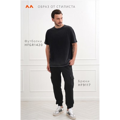 Мужская футболка оверсайз с эффектом градиент Happyfox