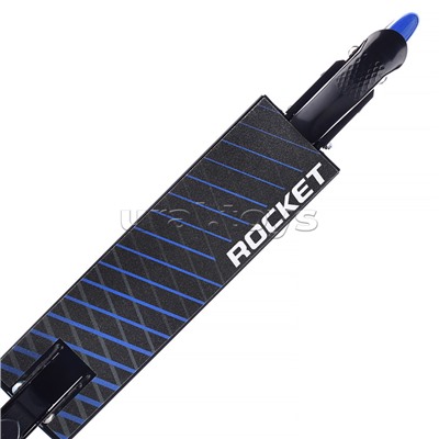 Самокат 2-х колесный ROCKET,колеса PU/ 125 мм,ABEC 7, синий