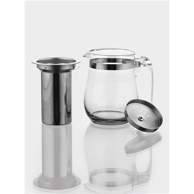 Заварочный чайник Magistro «Шейди», 500 мл, металлическое сито, стекло