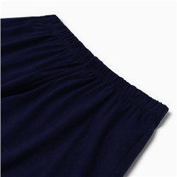 Пижама женская (футболка, шорты) Catfit, белая, синяя, размер 44