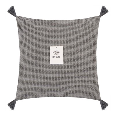 Наволочка декоративная «Этель», сканди 45×45 серый