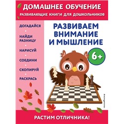 Эксмо Беркай Динч "Развиваем внимание и мышление: для детей от 6 лет"