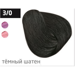 OLLIN Performance Пермаментная крем-краска 3/0 «Тёмный шатен» 60 мл