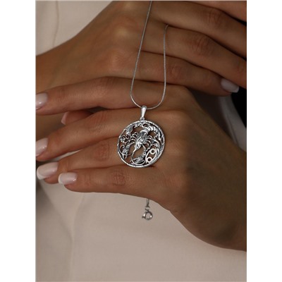 Подвеска из чернёного серебра - Рак 925 пробы П-0307о