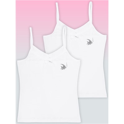 4090-01 Майка дев. белая (BAYKAR)