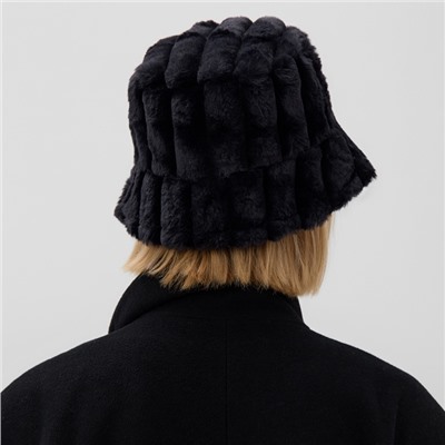 Панама женская зимняя MINAKU, размер 52-58, чёрная