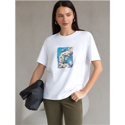 VILATTE Футболка D49.145