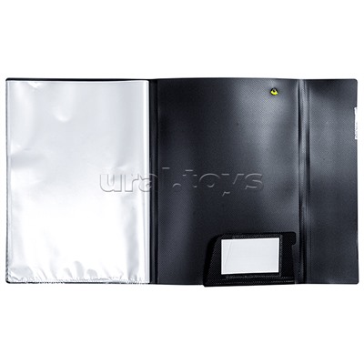 Папка с 20 вкладышами A3 "MonoChrome" A4 (215x310x20 мм) 500 мкм, с рельефной фактурной поверхностью