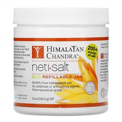 Himalayan Institute, Neti•Salt, соль, эко-банка многоразового использования, 340,2 г (12 унций)
