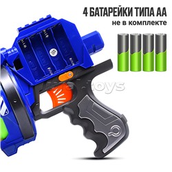 Автомат "Сражение" с мягкими шариками, в коробке