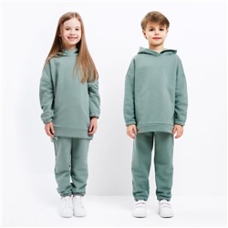 Костюм детский (худи, брюки) MINAKU, хаки, рост 110 см