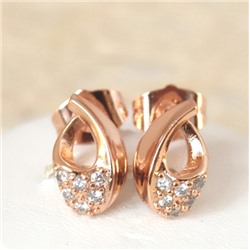 Серьги-гвоздики позолота  H01-5882р