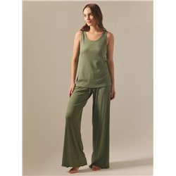 Майка домашняя женская SL HOME Soft Home, размер M, оливковая