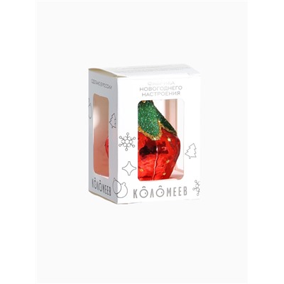 Ёлочное украшение «Клубничка» h=6 см