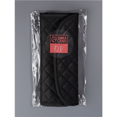 Набор кистей для макияжа SMOKY, 7 шт., чехол на кнопке, чёрный