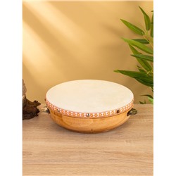 Сувенирный музыкальный инструмент «Бубен», 21×21×7 см, махагон