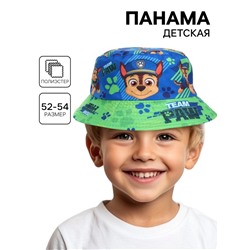 Панама детская для мальчика, размер 52-54 Щенячий патруль
