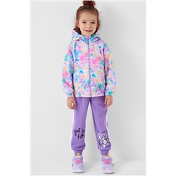 Куртка текстильная с полиуретановым покрытием для девочек (ветровка) PLAYTODAY, 1240297