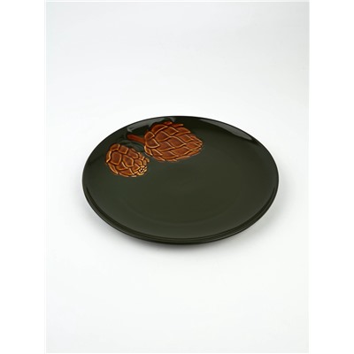 Блюдо новогоднее «Зимний лес», d=27 см