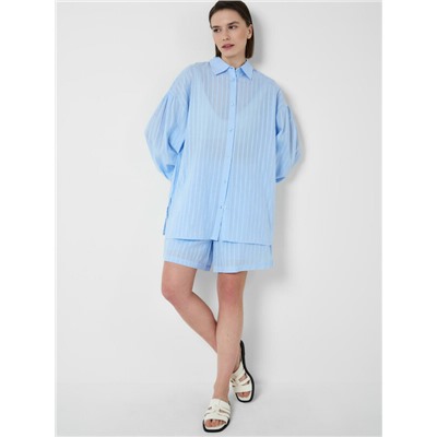 Комплект текстильный для женщин: рубашка, шорты