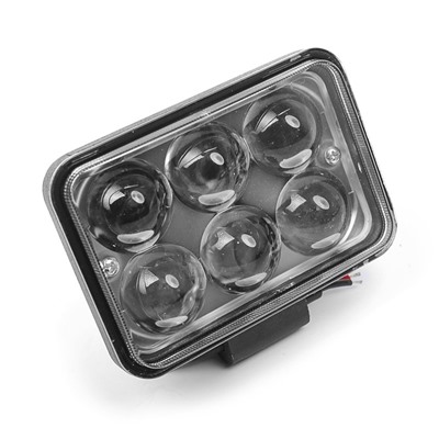 Противотуманная фара, 12 В, 6 LED, IP67, 6000К, направленный свет