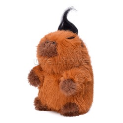 Мягкая игрушка "Капибара панк" 20 см