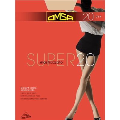 Super 20 XL (Колготки женские классические, Omsa )