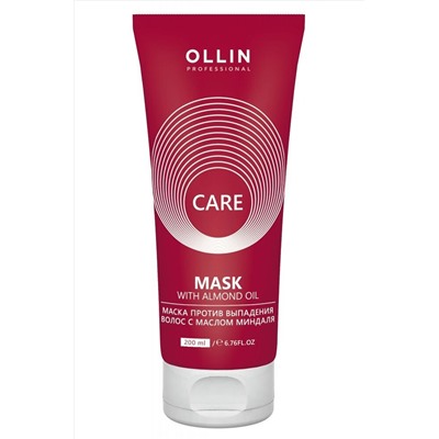 Ollin Маска против выпадения волос с маслом миндаля / Care, 200 мл KRISTALLER, 1106734