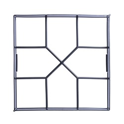 Форма для изготовления дорожек «Чёрная» 40×40×4 см